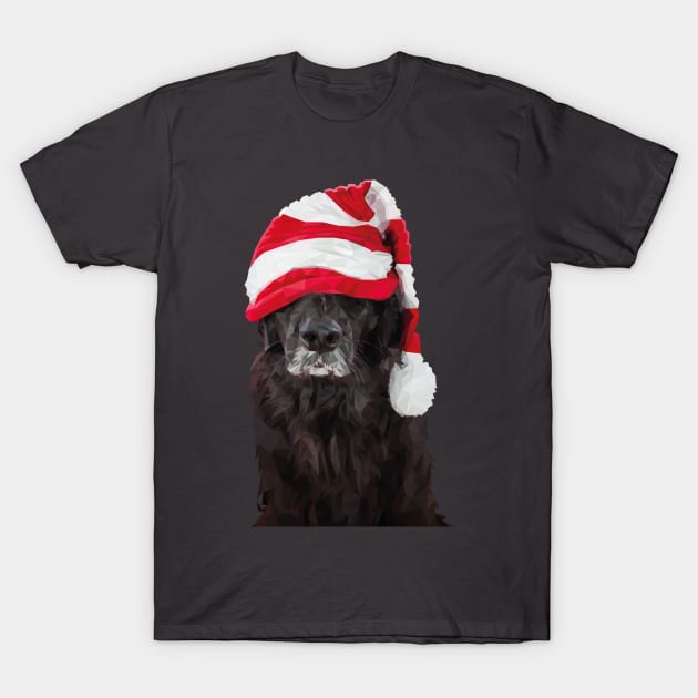 Santa Dog T-Shirt by Renasingsasong